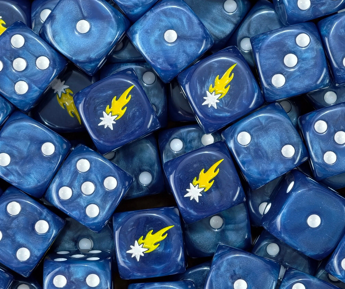 Blue Comet Errants D6 Dice