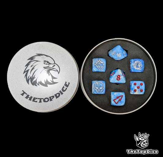 Engraved football dice for human warbands