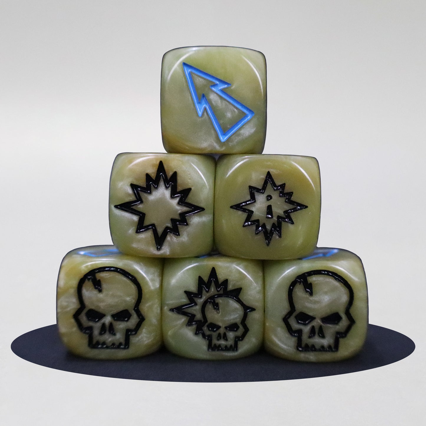 Gravewalkers Dice – Resin Dice for Bloody Football