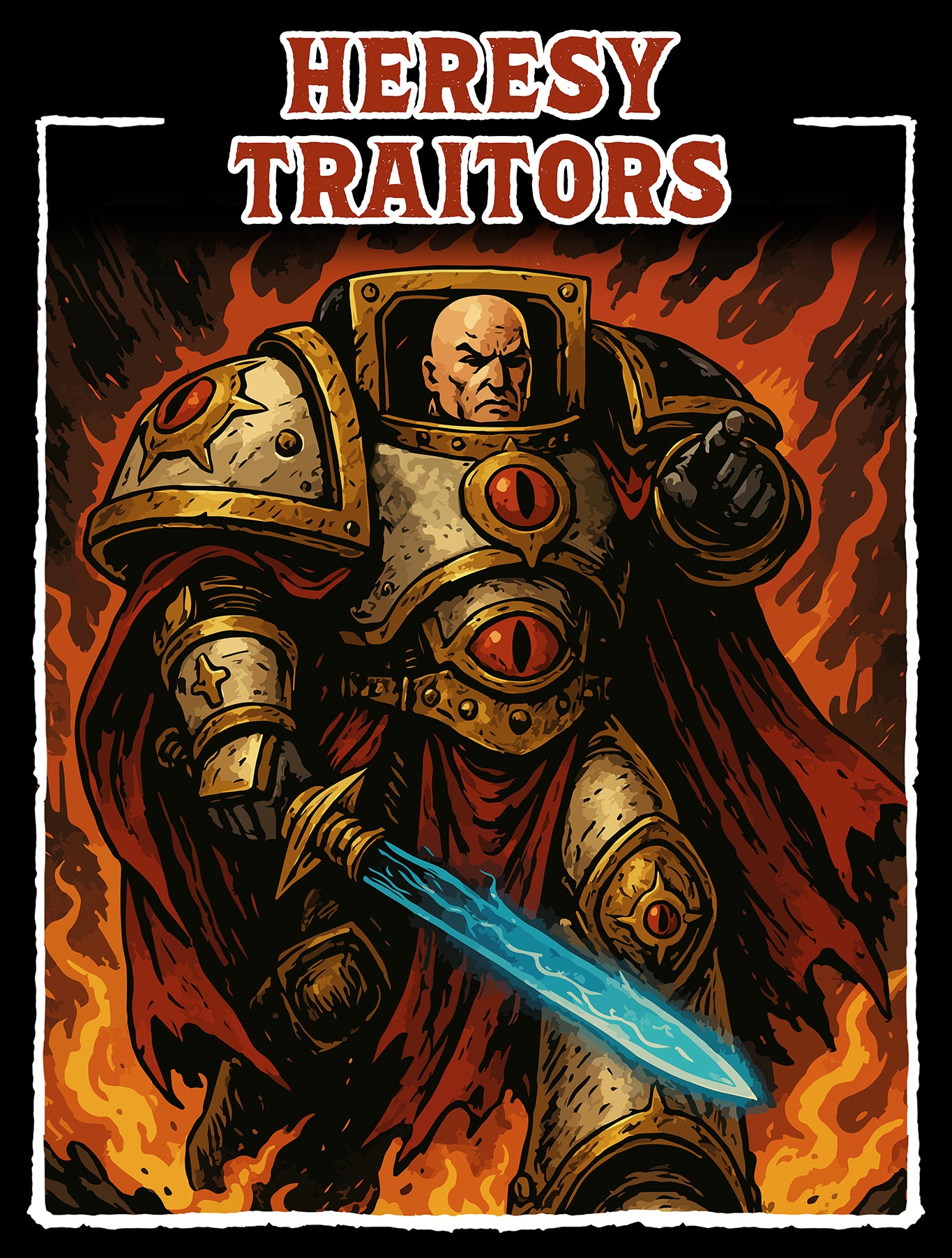 Horus Heresy dice for traitor legions – engraved 16mm resin D6 for Sons of Horus, Death Guard, World Eaters & more
