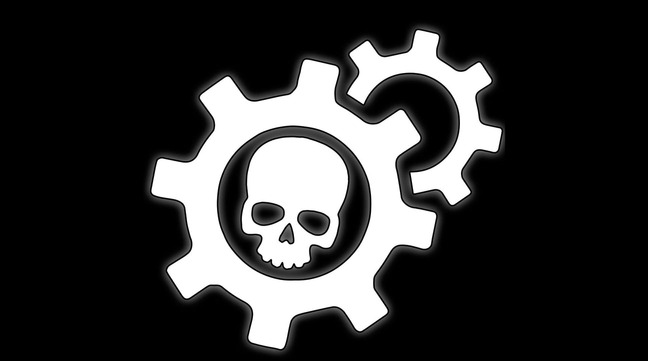 16mm resin dice for Adeptus Mechanicus armies