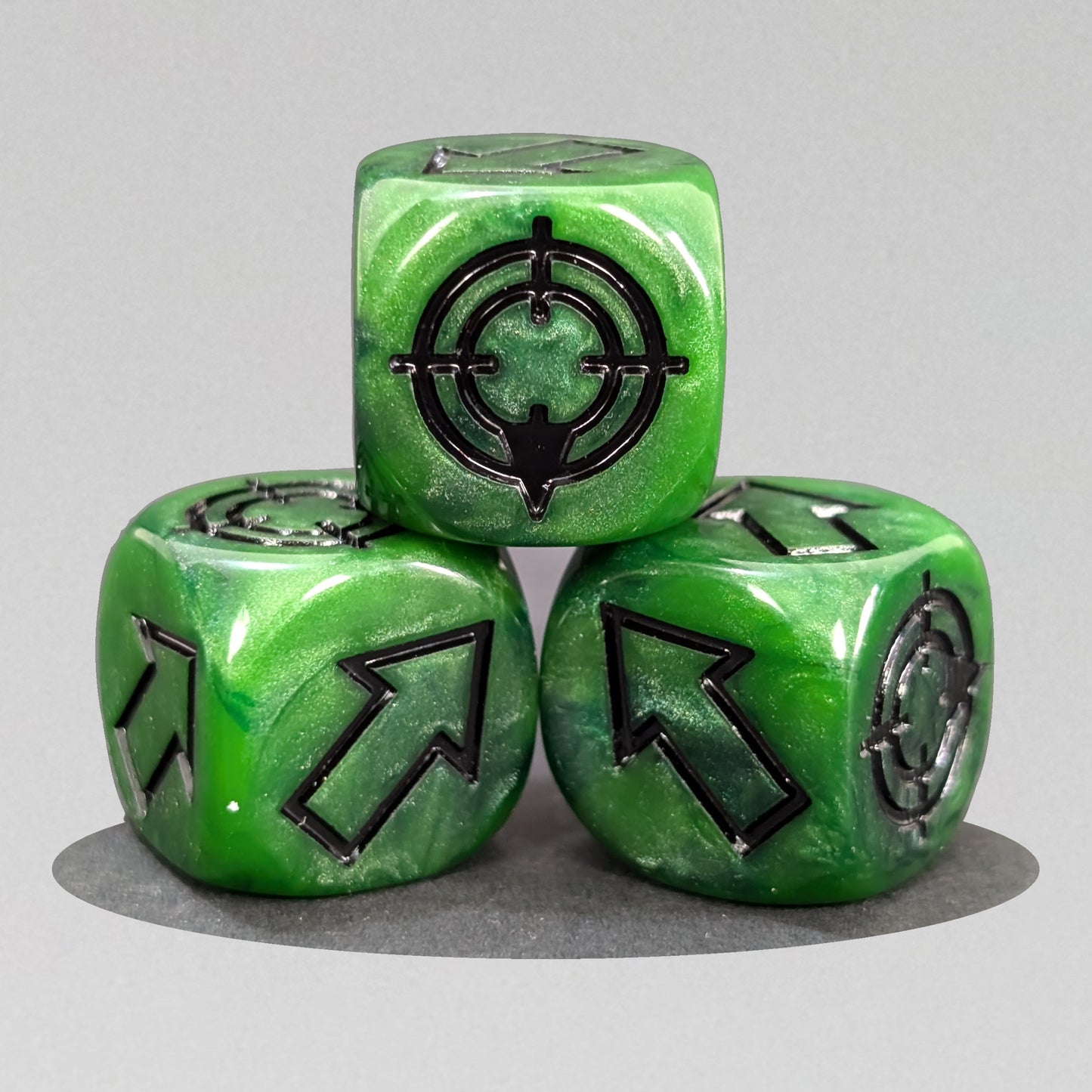 Green Scatter Dice