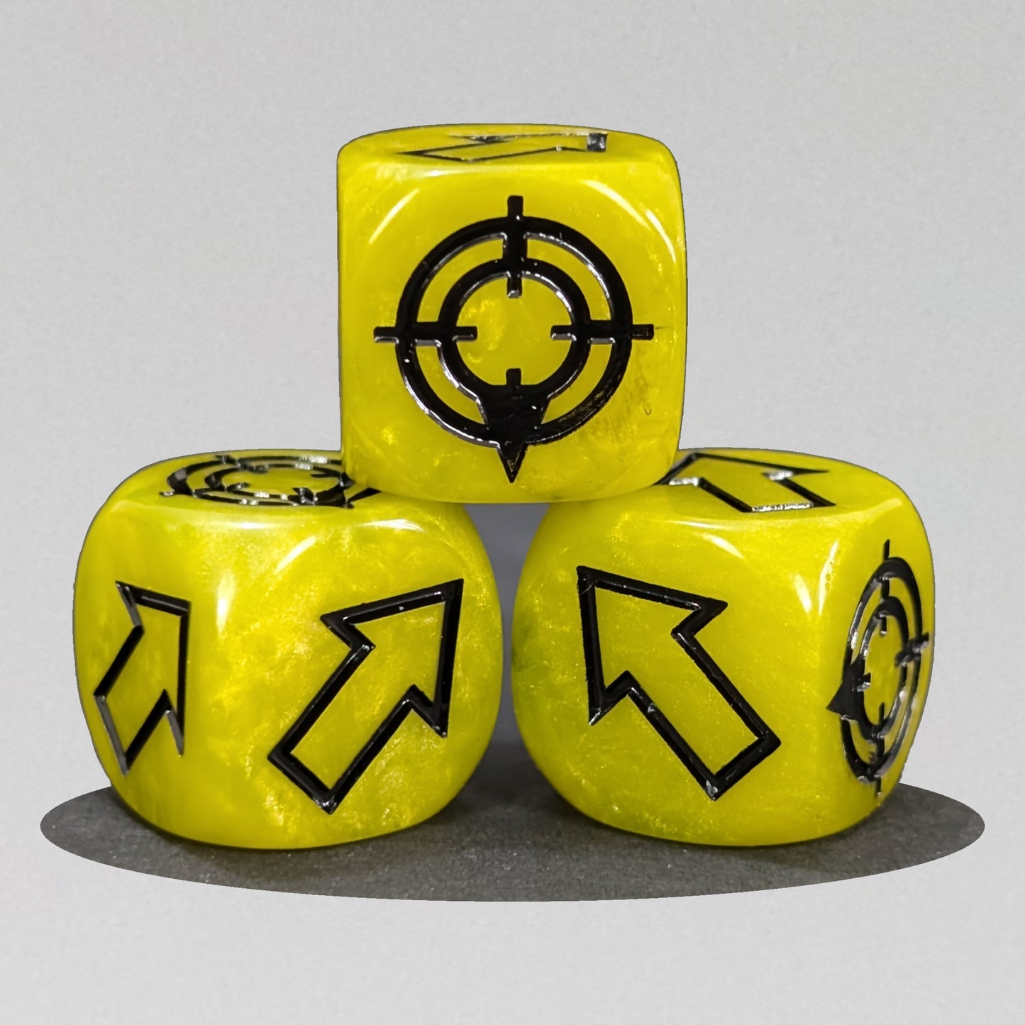 Yellow Scatter Dice