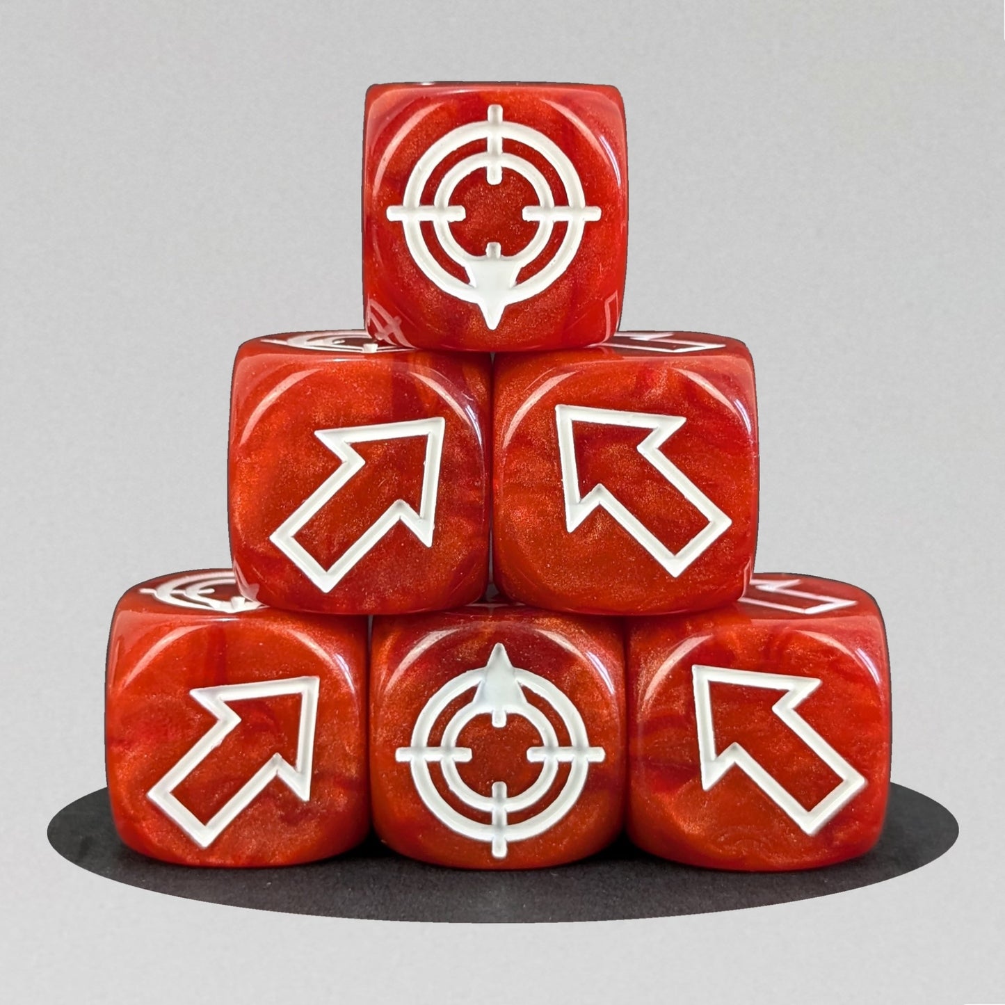 Red Scatter Dice