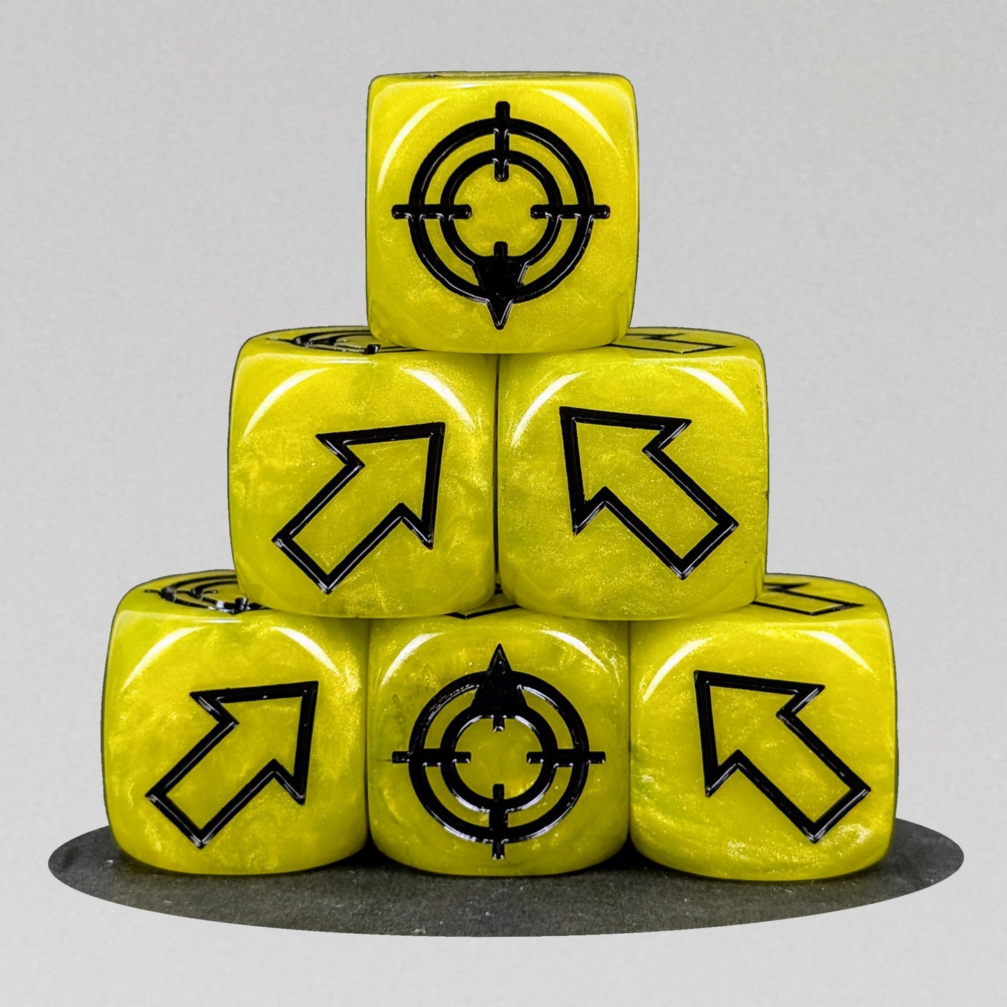 Yellow Scatter Dice