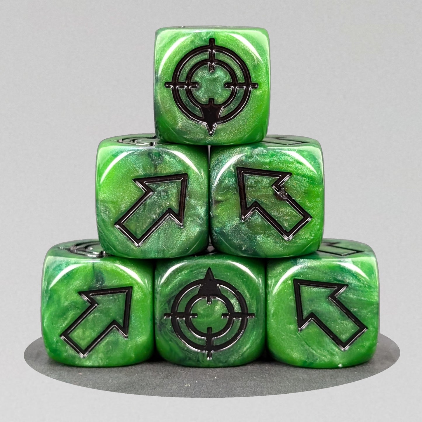 Green Scatter Dice