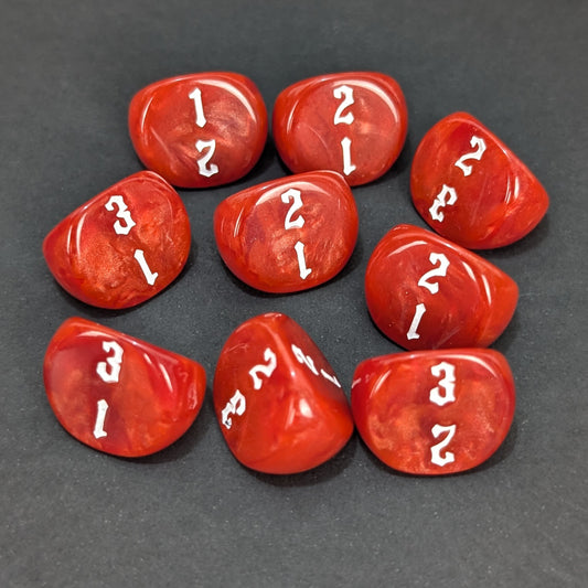 Red D3 Dice