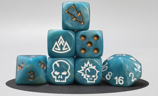 Dwarf Set Bloody Football Dice