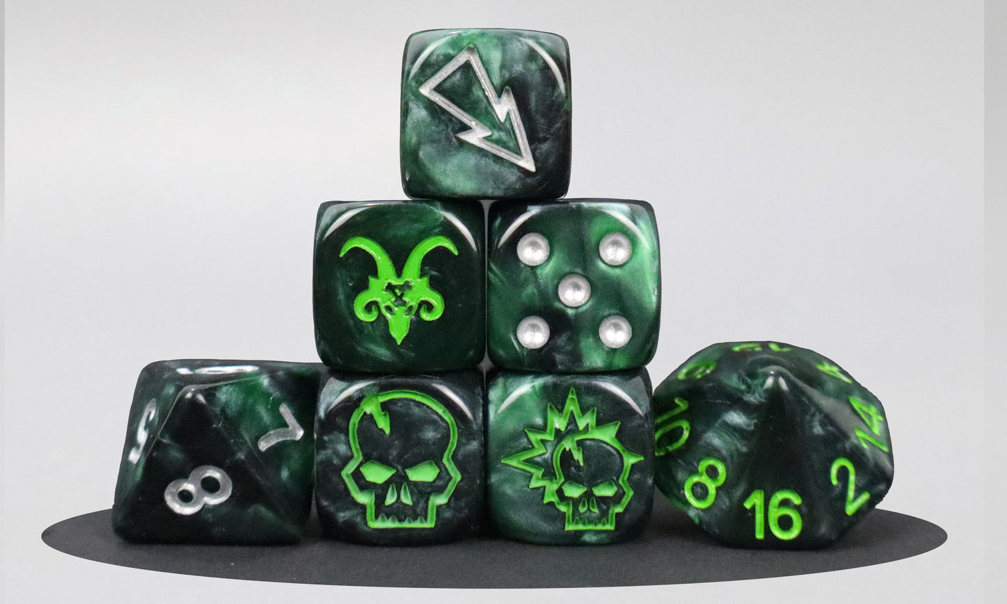 Ratmen Set Bloody Football Dice