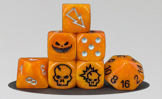 Necromantic Set Bloody Football Dice