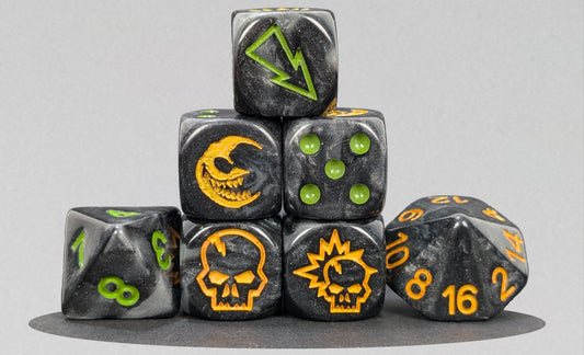 Goblins Set Bloody Football Dice