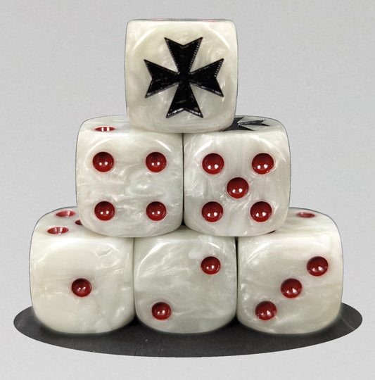 White Templars Dice