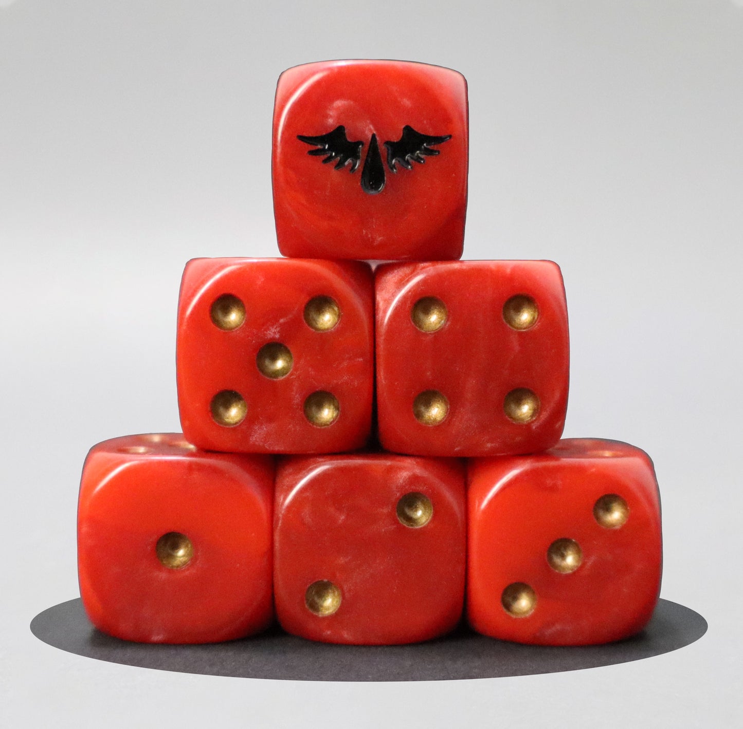 Blood Red Angels Dice