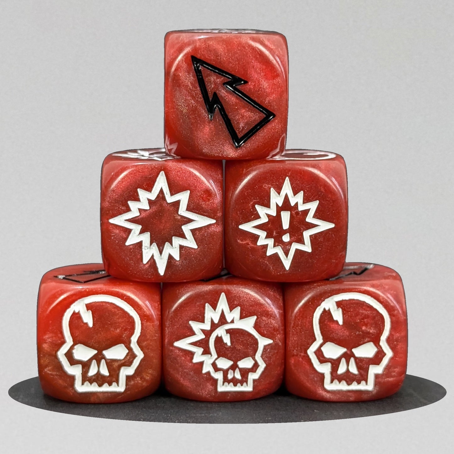 Vampires Set Bloody Football Dice