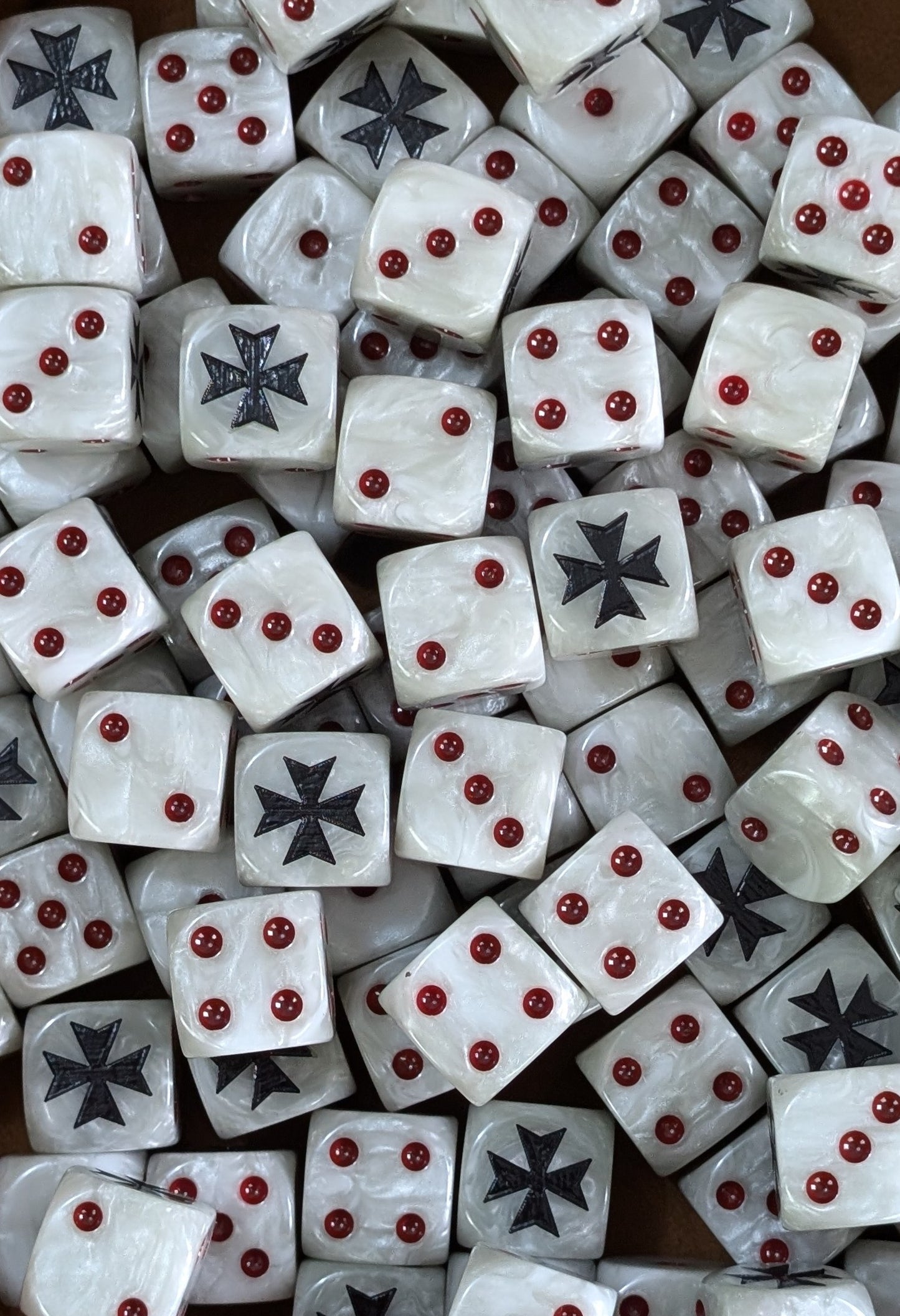 White Templars Dice