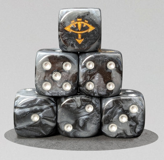 Black Horus Army Dice