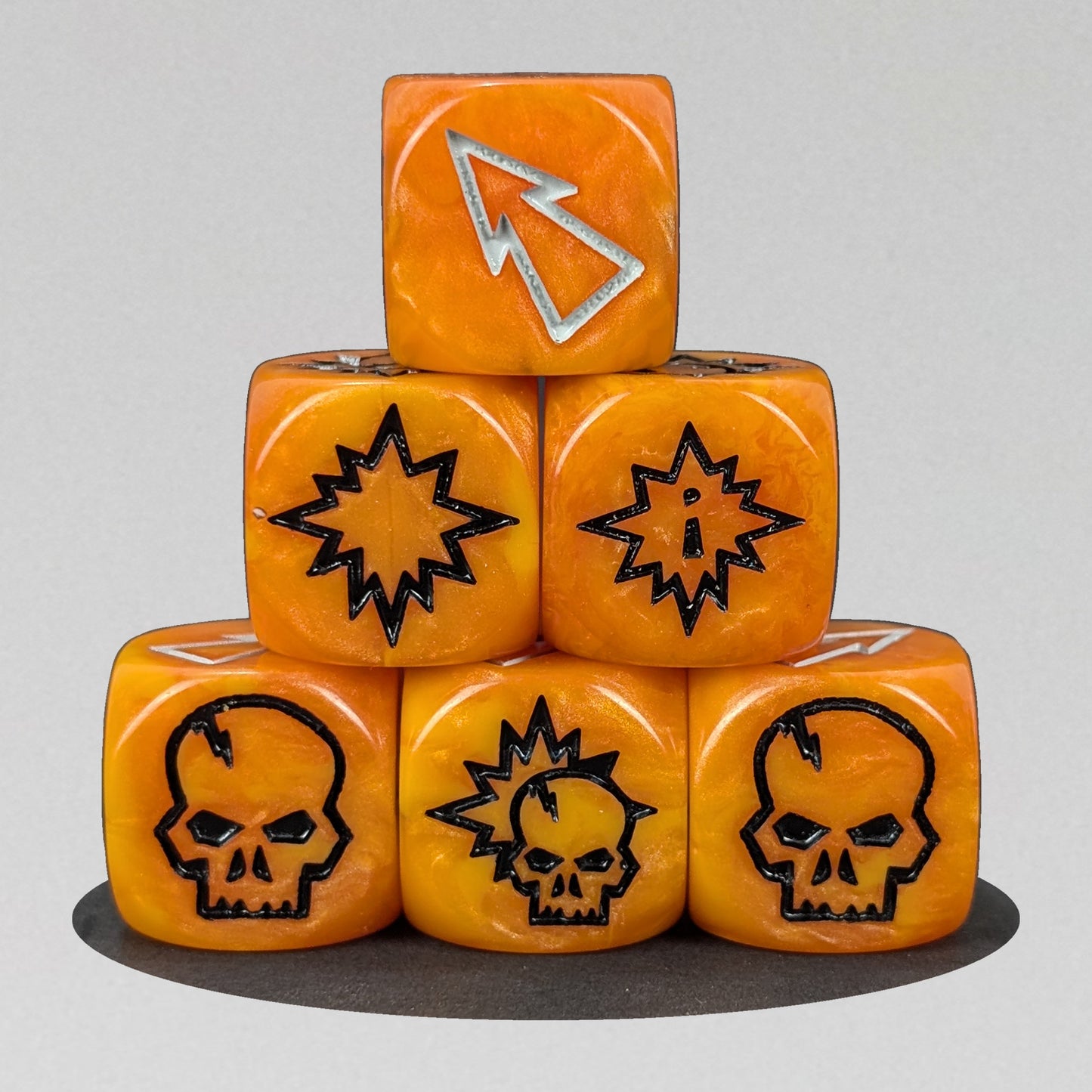 Necromantic Set Bloody Football Dice