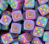 Rose Warp Schemers D6 Dice