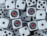 White Lament Chip D6 Dice