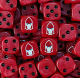 Red Wild Rider Elves D6 Dice