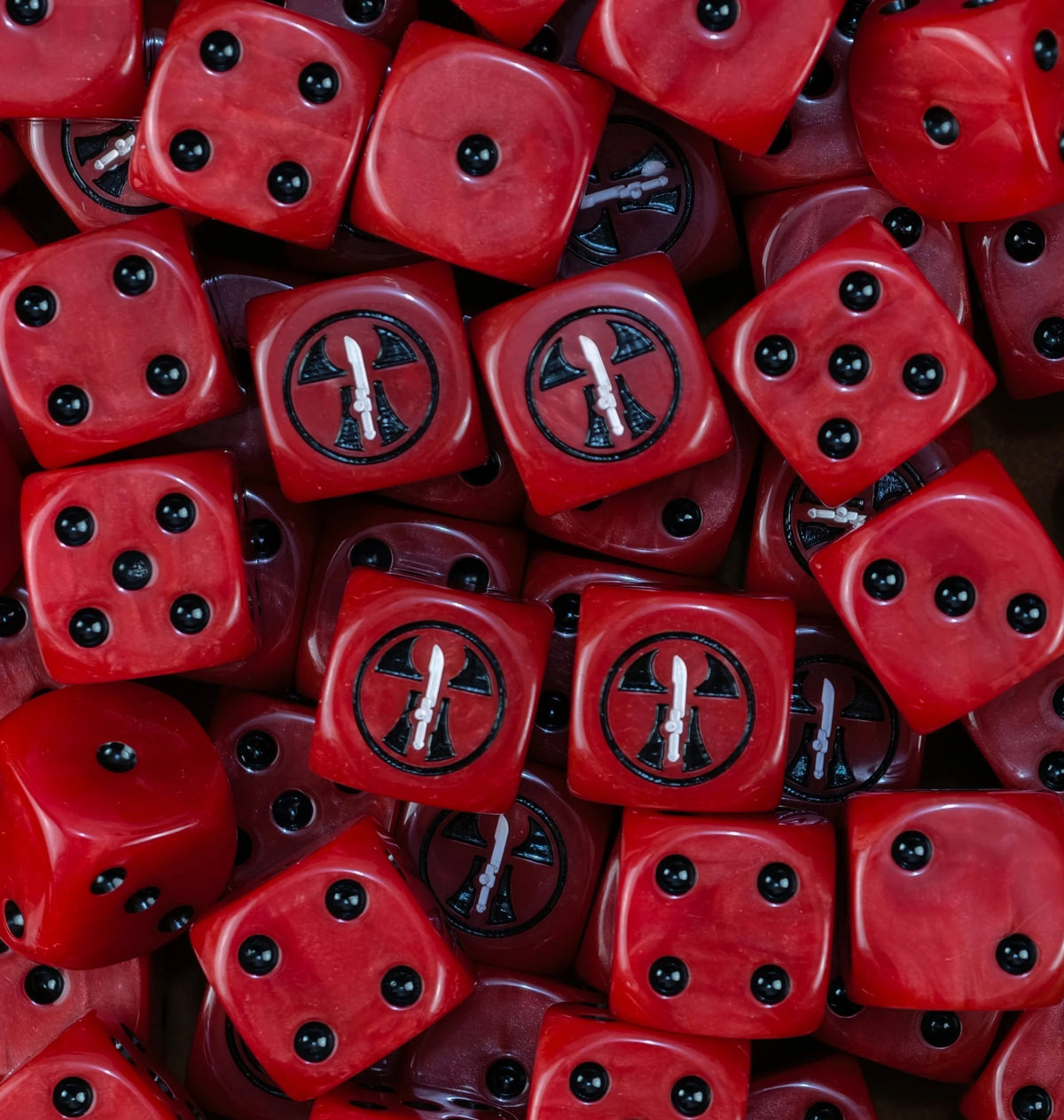 Red Enclave Sword D6 Dice
