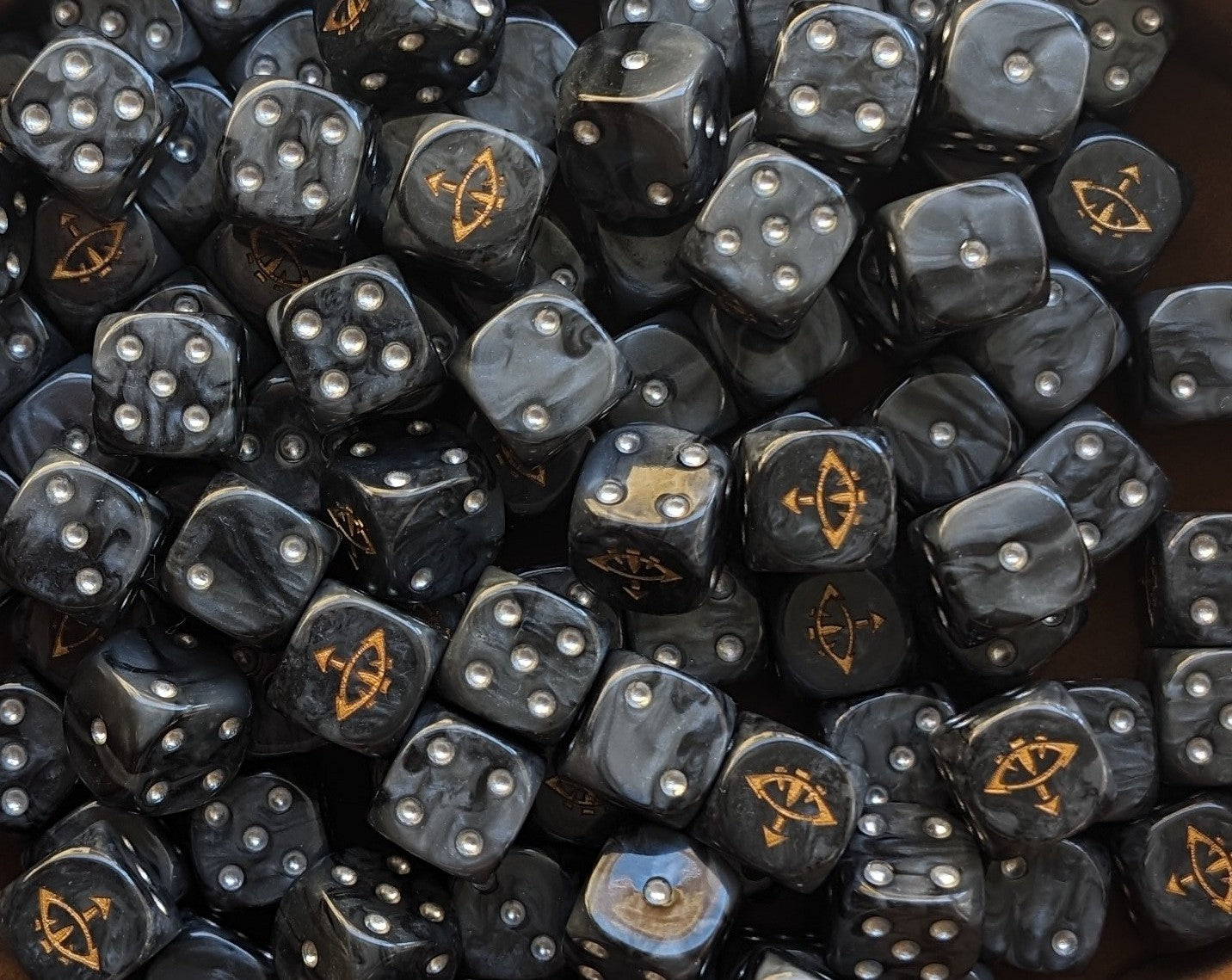 Black Horus Army Dice