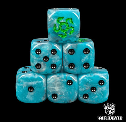 Alpha Legion dice for Warhammer 30K and 40K armies