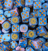 Custom resin D6 dice for sci-fi chaos warbands