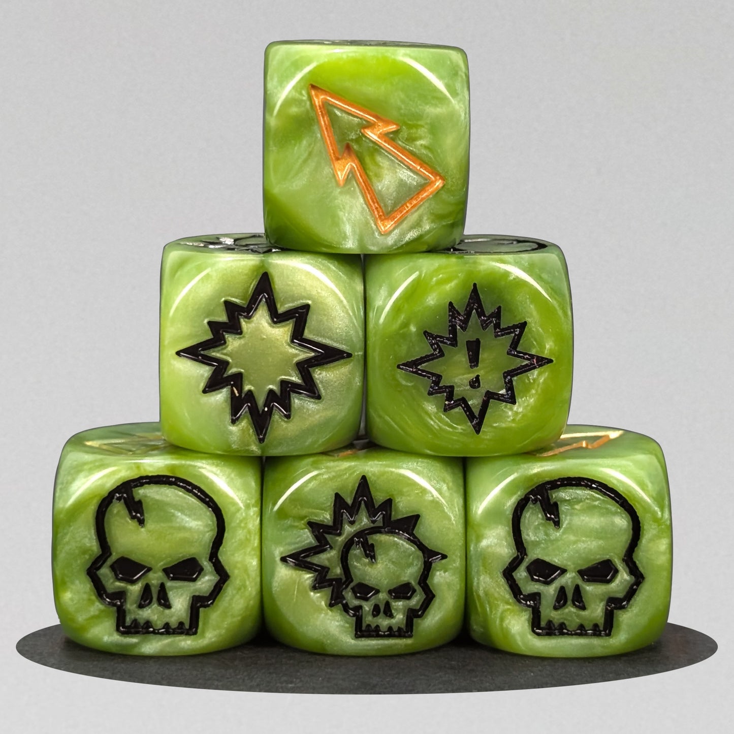 Slann Set Bloody Football Dice