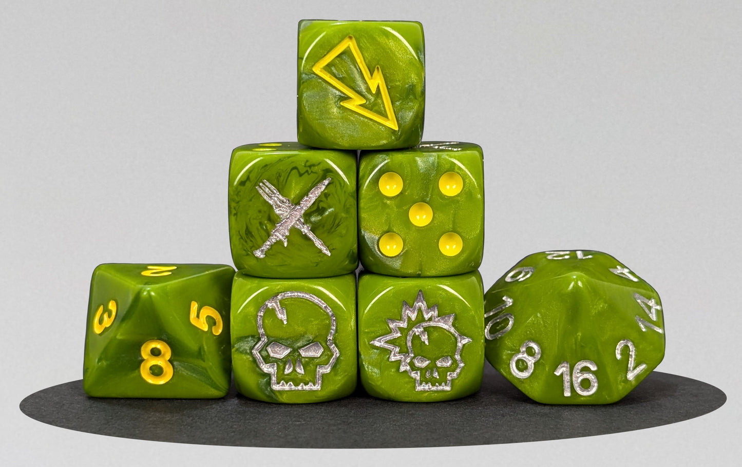 Halflings Set Bloody Football Dice