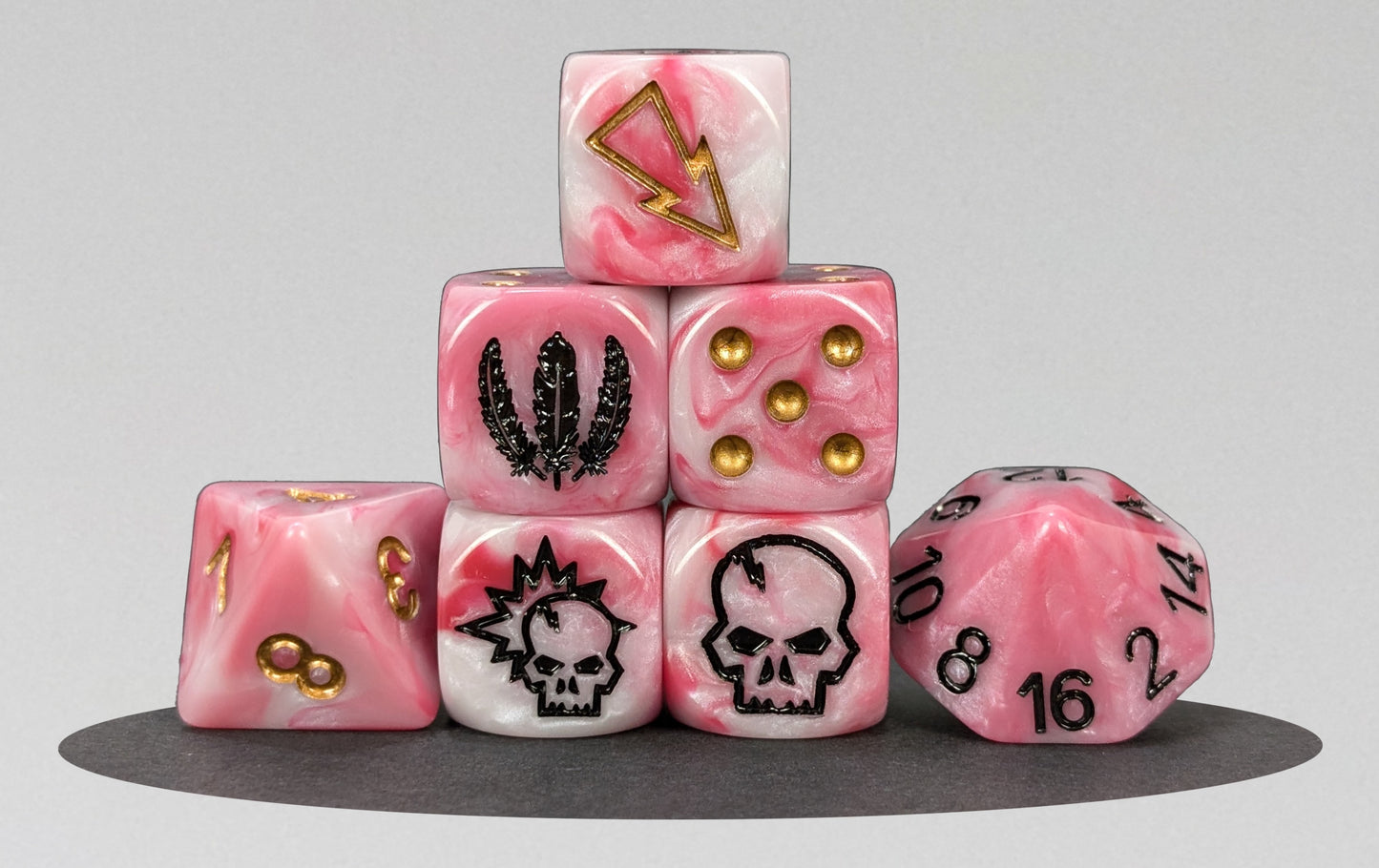 Imperial Nobility Set Bloody Football Dice