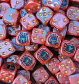 Custom resin D6 dice for sci-fi berserker warbands