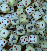 Custom resin D6 dice for sci-fi knight armies