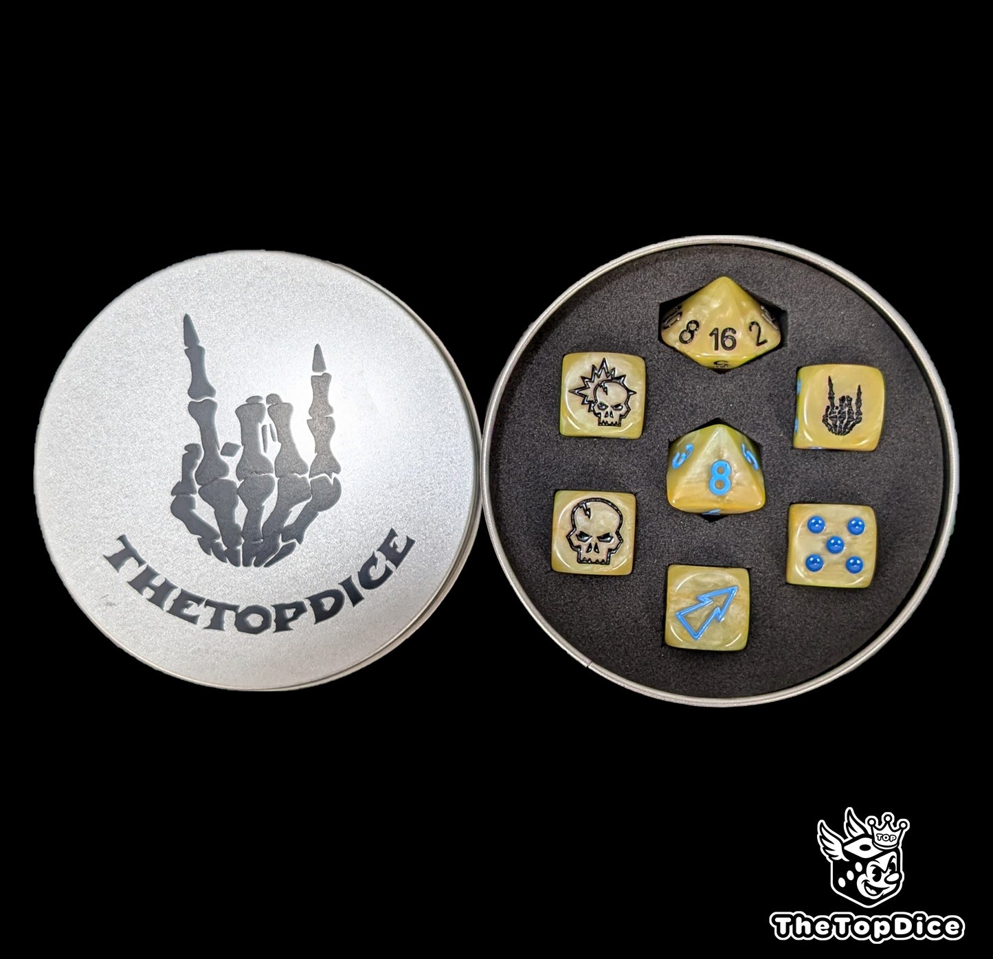 Resin dice for shambling zombie football teams