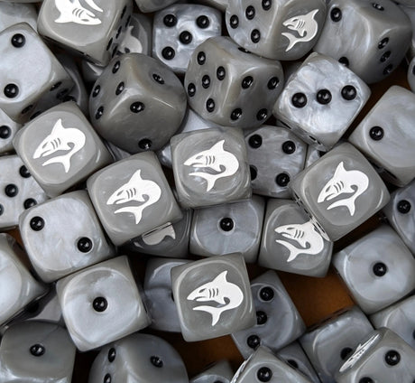 Custom resin D6 dice for sci-fi predator armies