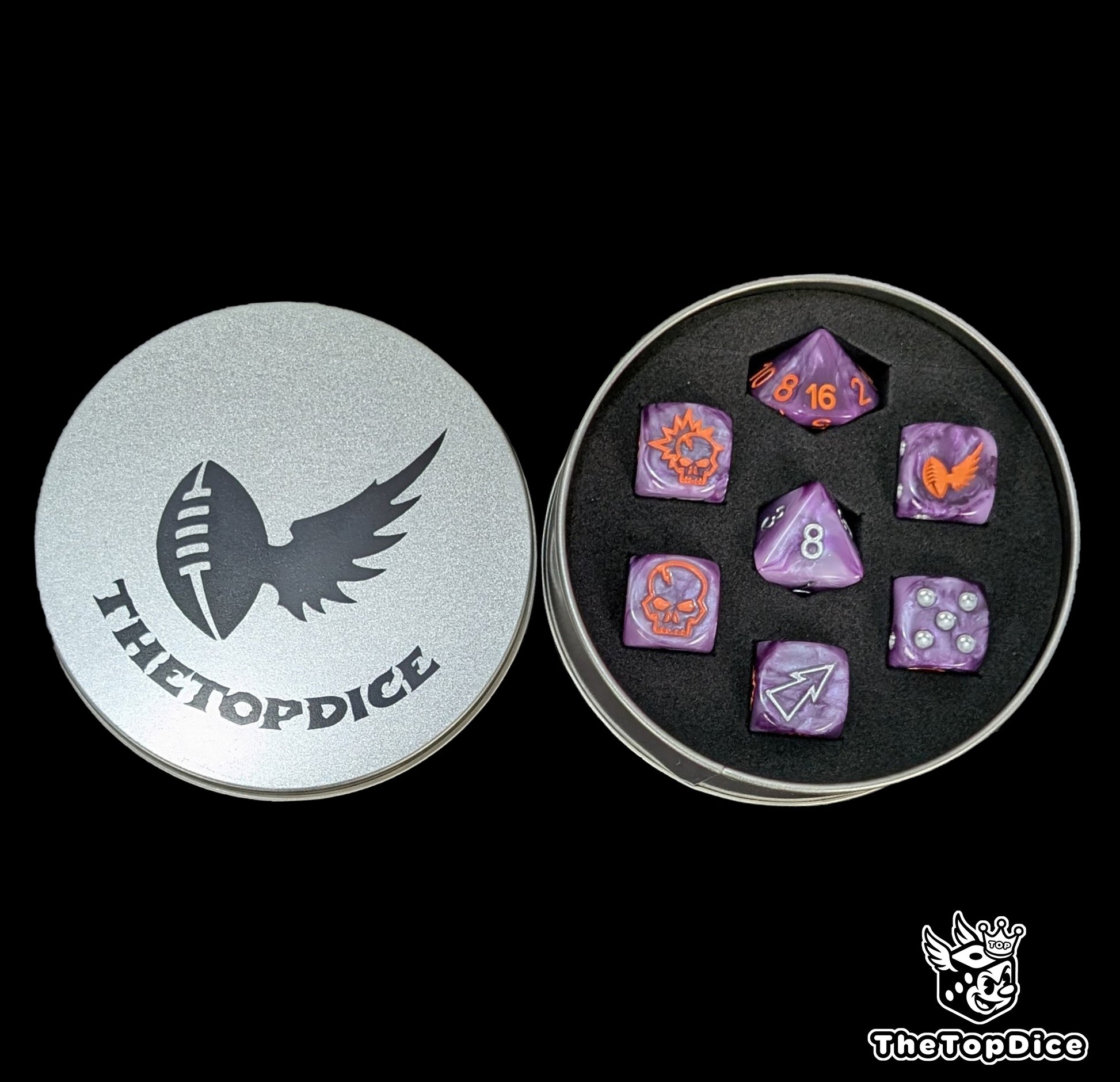 Resin dice for elven alliance blood bowl