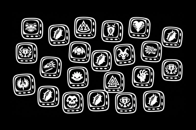 Fantasy football dice designs for elf, orc,
undead and human teams in 16mm resin