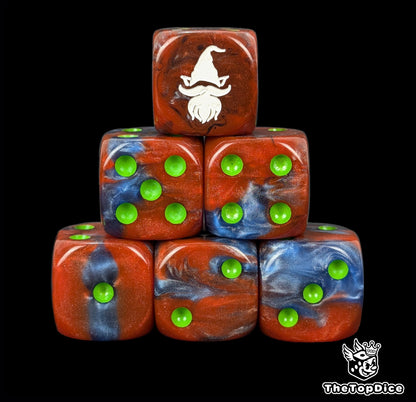 Bloody football dice set for trickster factions