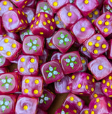 Custom resin D6 dice for sci-fi plague hosts