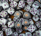 Custom resin D6 dice for dark fantasy cult armies