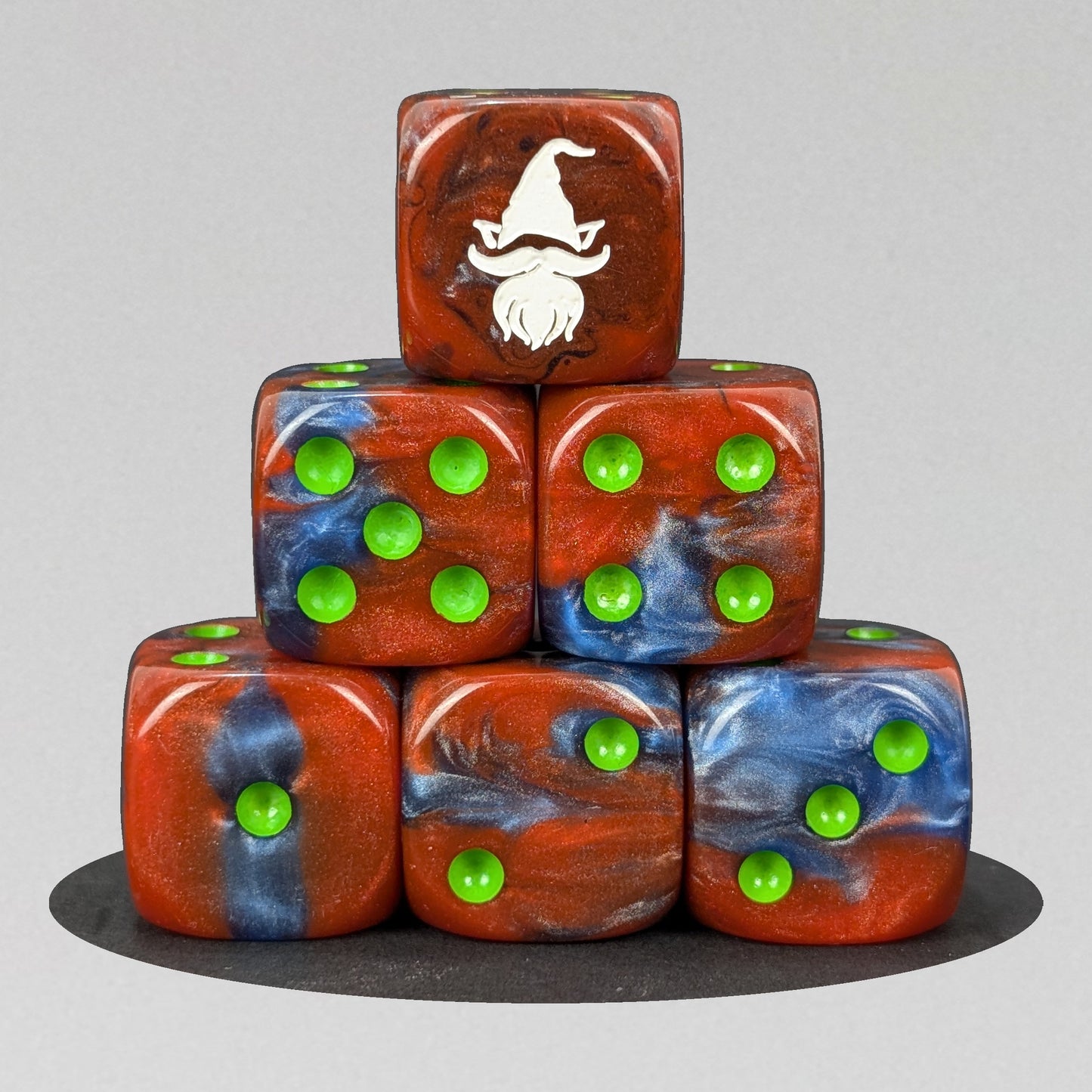 Gnome Set Bloody Football Dice