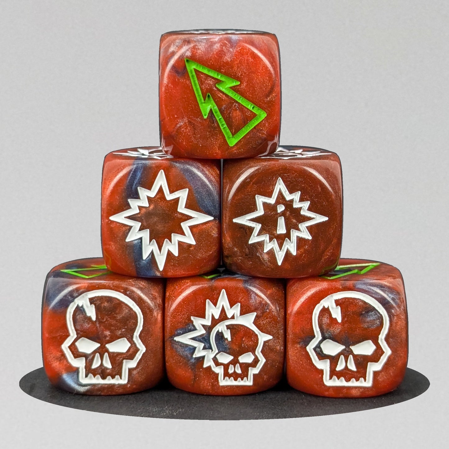 Gnome Set Bloody Football Dice