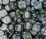 Custom resin D6 dice for sci-fi soldier armies