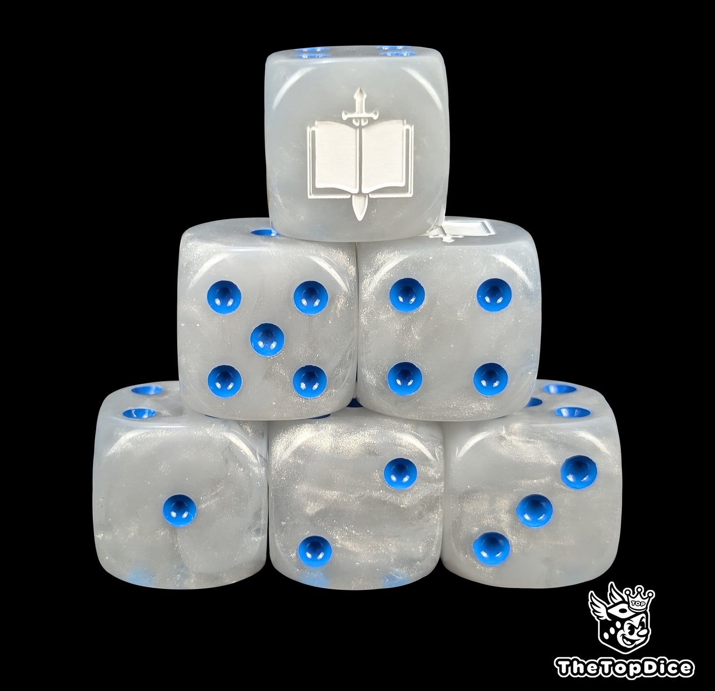 Grey Knights dice for Warhammer 40K daemon-hunting armies