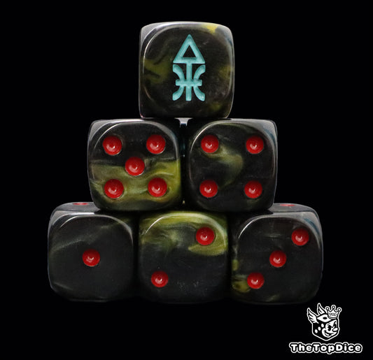 Warhammer Harlequin dice set for eldar clown factions