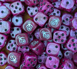 Custom resin D6 dice for decadent chaos warbands