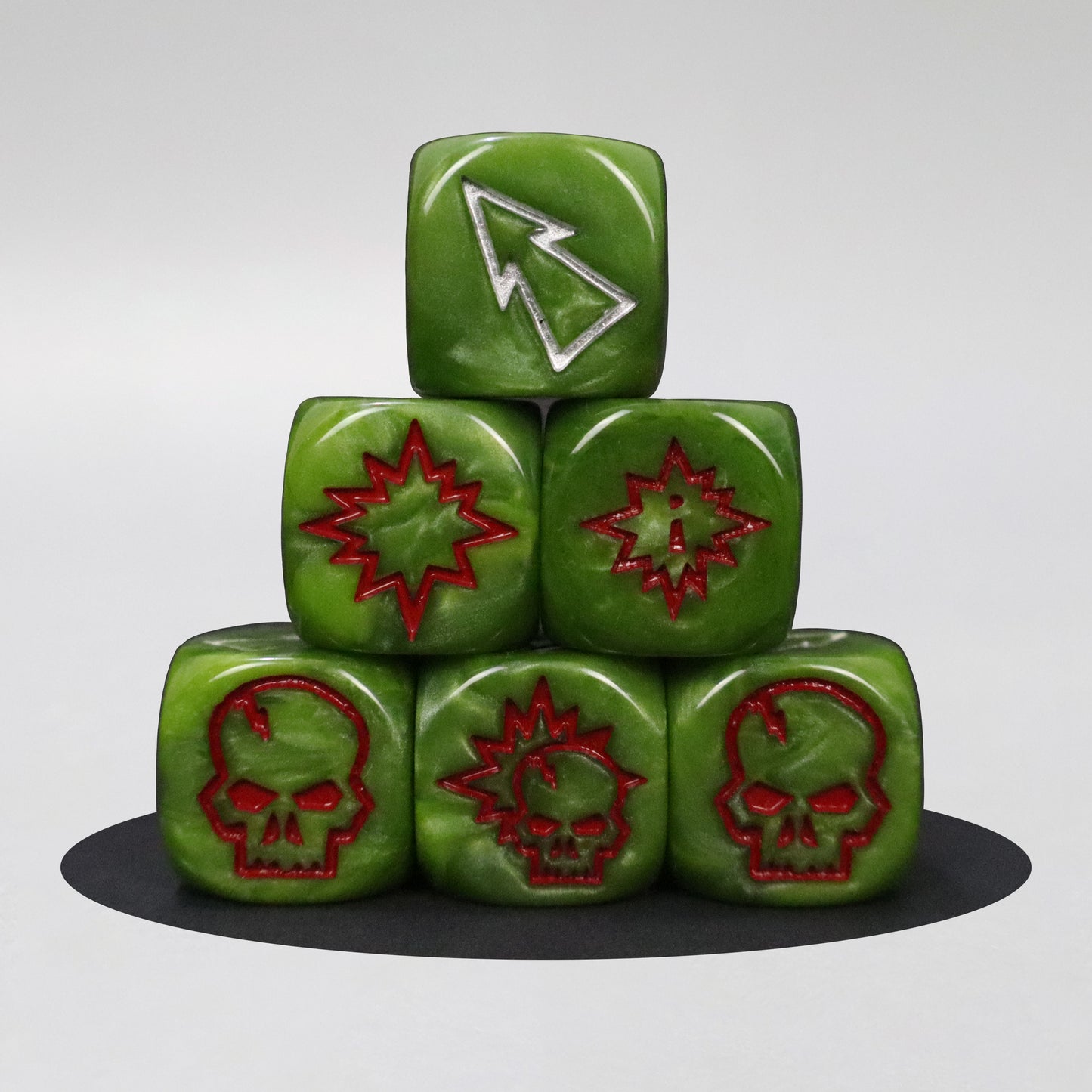 Orcs Set Bloody Football Dice