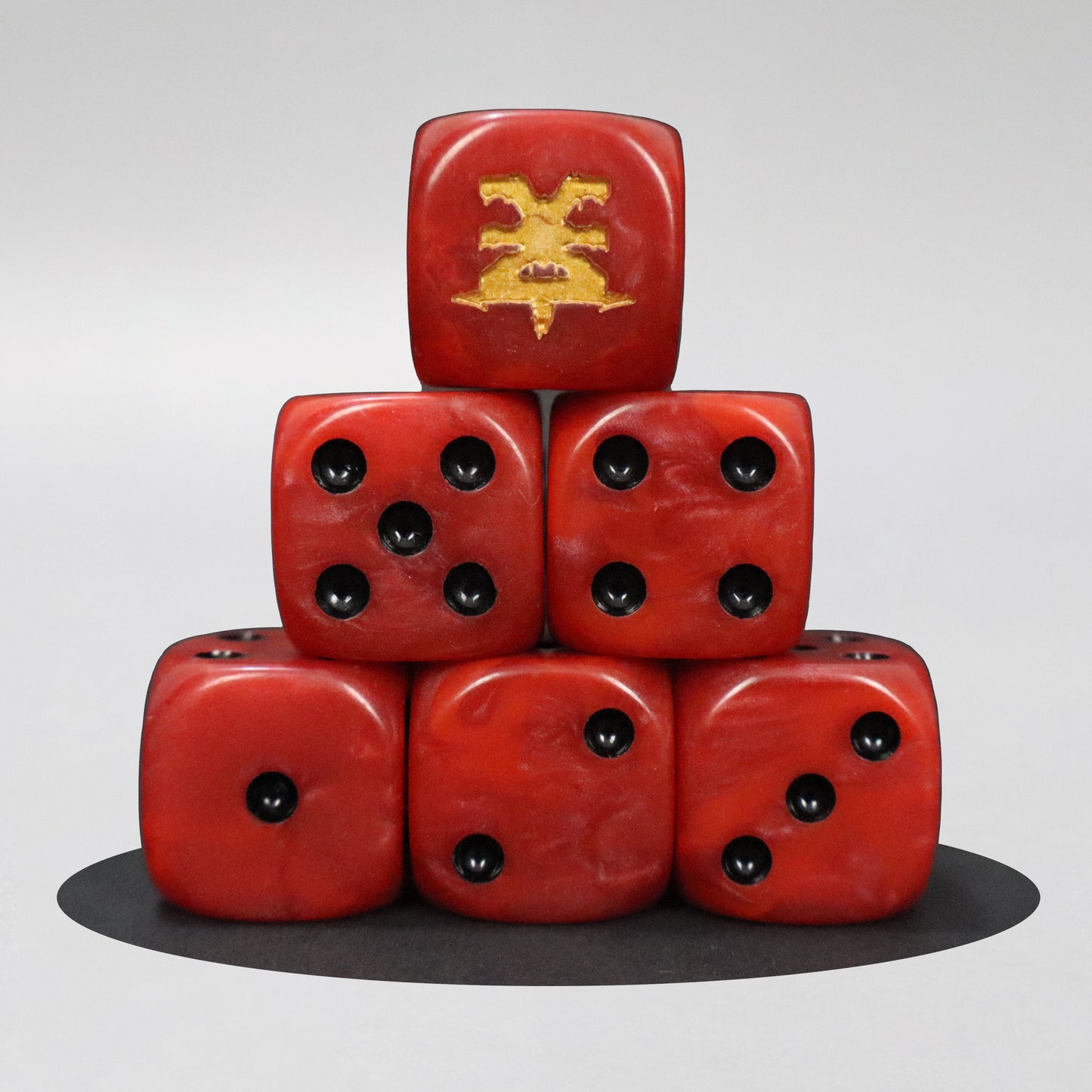 Blood God Set Bloody Football Dice