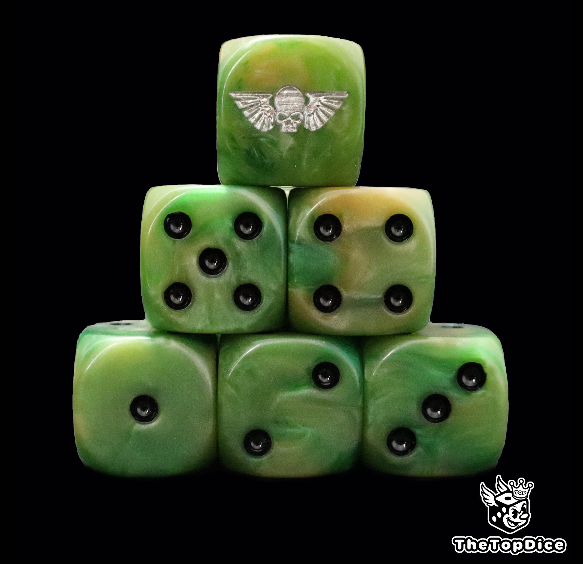 Warhammer Imperial Guard dice set for Astra Militarum