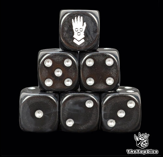 Warhammer Iron Hands dice set for mechanical legions